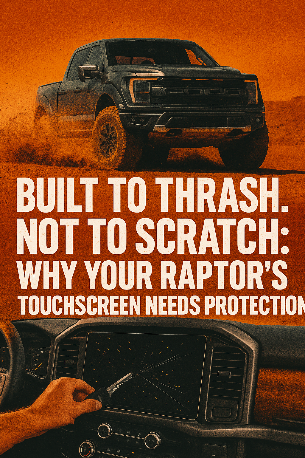 Built to Thrash, Not to Scratch: Why Your Raptor's Touchscreen Needs Protection