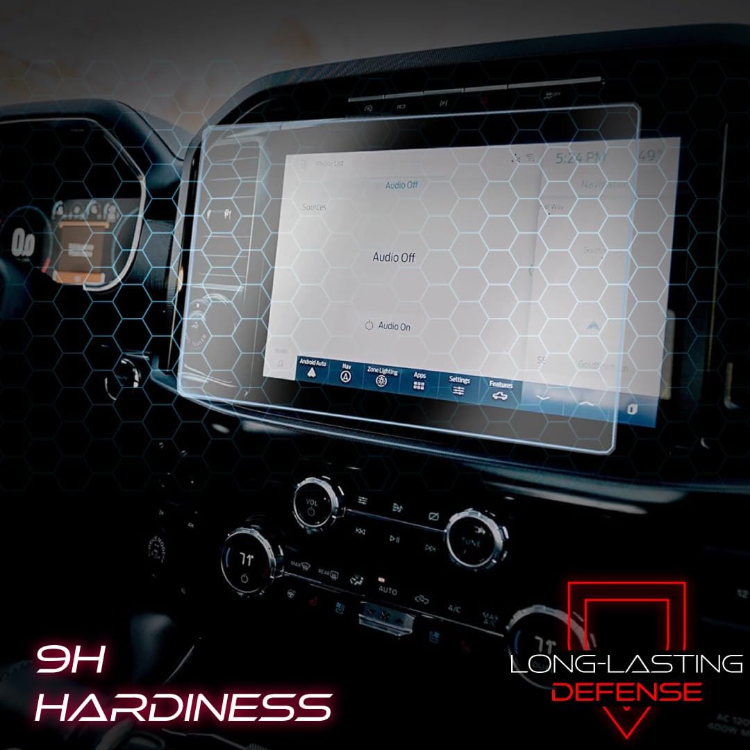 Ford F-150 (2021–2025) Screen Protector – 12” Tempered Glass | KYKR