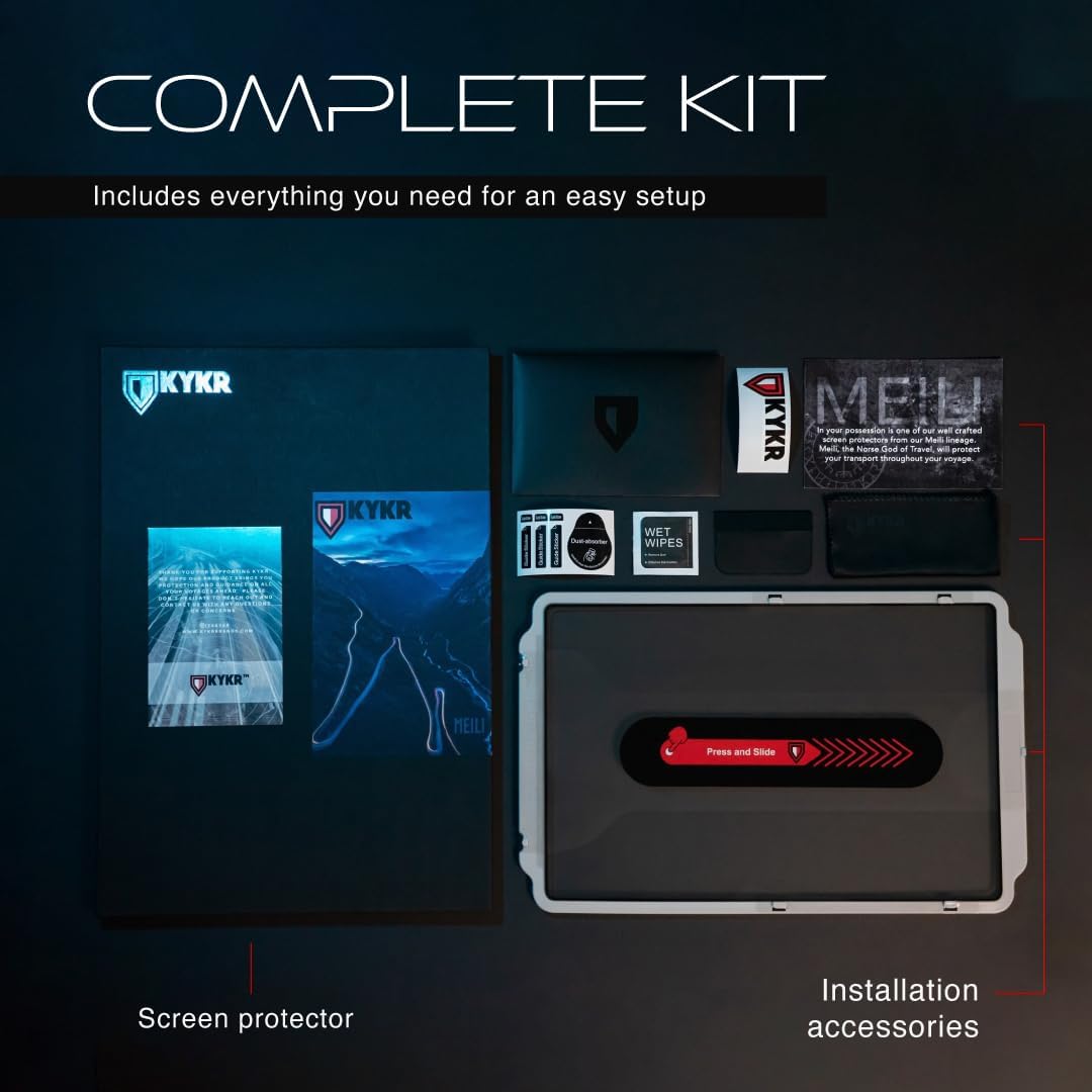 Tesla Cybertruck (2024–2025) Screen Protector – 18.5” Tempered Glass | KYKR