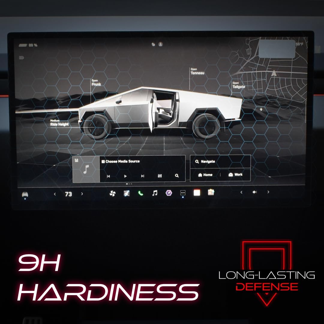 Tesla Cybertruck (2024–2025) Screen Protector – 18.5” Tempered Glass | KYKR