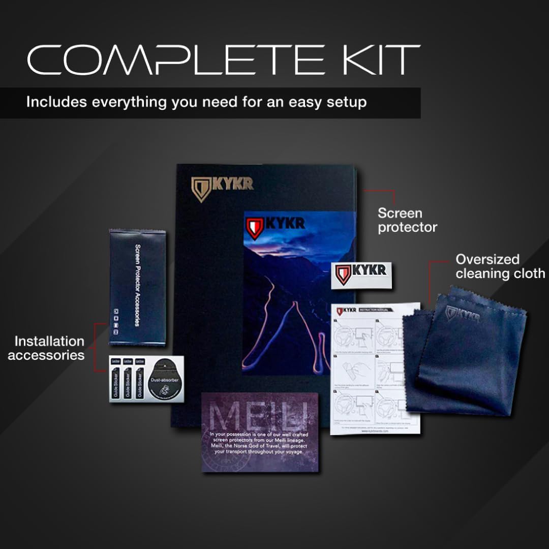 Tesla Model 3 (2024) & Model Y (2025) Screen Protector – 15.4” Tempered Glass | KYKR