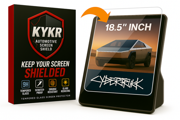Tesla Cybertruck (2024–2025) Screen Protector – 18.5” Tempered Glass | KYKR