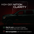 RAM 1500 (2019–2026), 2500 & 3500 (2019–2026) Screen Protector – 12” Tempered Glass | KYKR