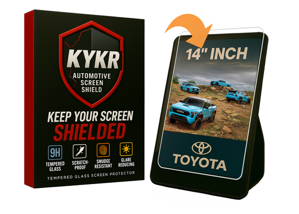 Toyota Tundra (2022–2025), Sequoia, Tacoma (2024–2025), 4Runner (2025) – 14” Screen Protector | KYKR