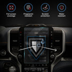 RAM 1500 (2019–2026), 2500 & 3500 (2019–2026) Screen Protector – 12” Tempered Glass | KYKR