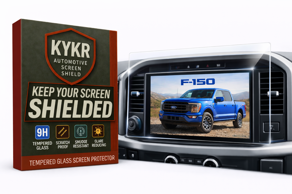 Ford F-150 (2021–2026) Screen Protector – 12” Tempered Glass | KYKR