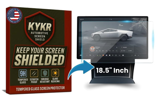 Tesla Cybertruck (2024–2025) Screen Protector – 18.5” Tempered Glass | KYKR