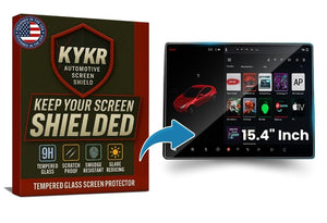 Tesla Model 3 (2024) & Model Y (2025) Screen Protector – 15.4” Tempered Glass | KYKR