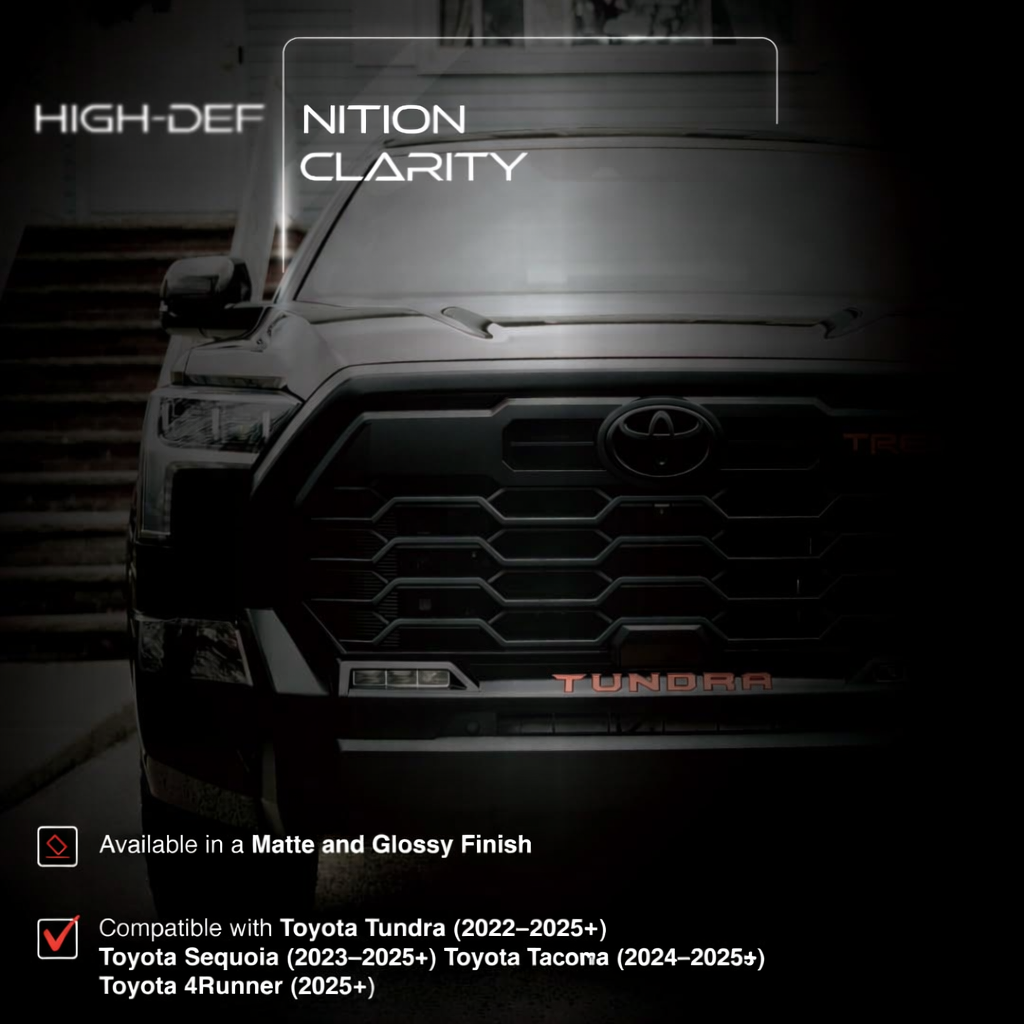 Toyota Tundra (2022–2026), Sequoia, Tacoma (2024–2026), 4Runner (2025-2026) – 14” Screen Protector | KYKR